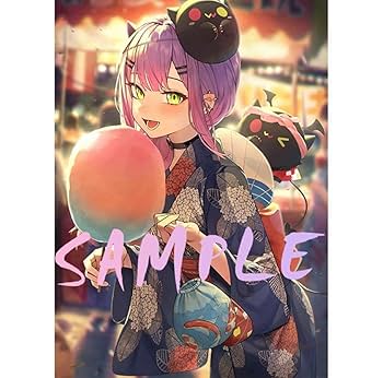 Amazon.co.jp: ホロ ライブ 常闇トワ B2タペストリー 浴衣
